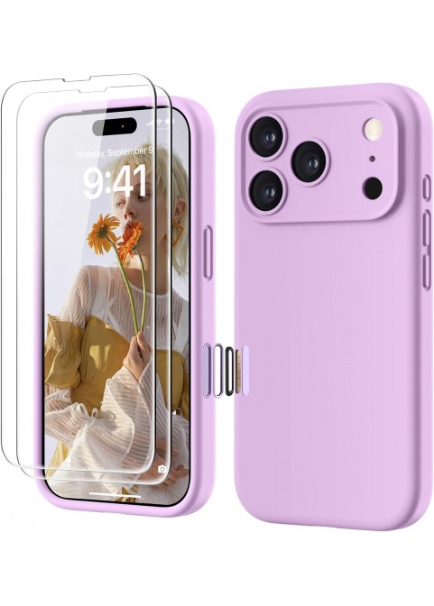 Premium Liquid Silicone Case for ip17 pro - Pink